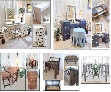 MAKEUP VANITY   STOOL   MIRROR - Photo 8