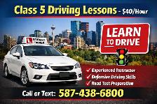 Professional Class 5 Training – $40/hr