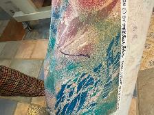 Large bolt of upholstery/drapery material