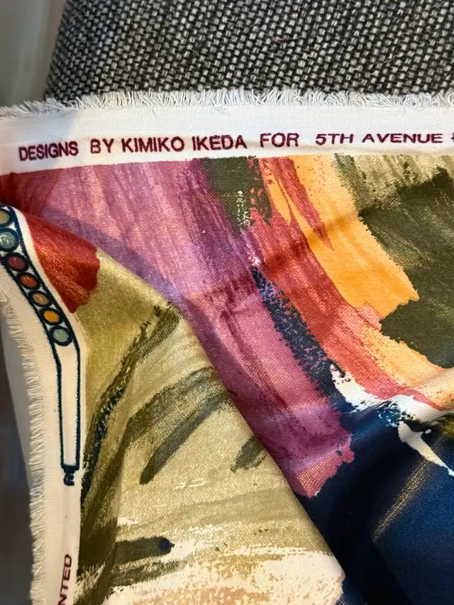 Large bolt of upholstery/drapery fabric