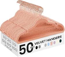 SONGMICS Velvet Slim Hangers – 50 Pack