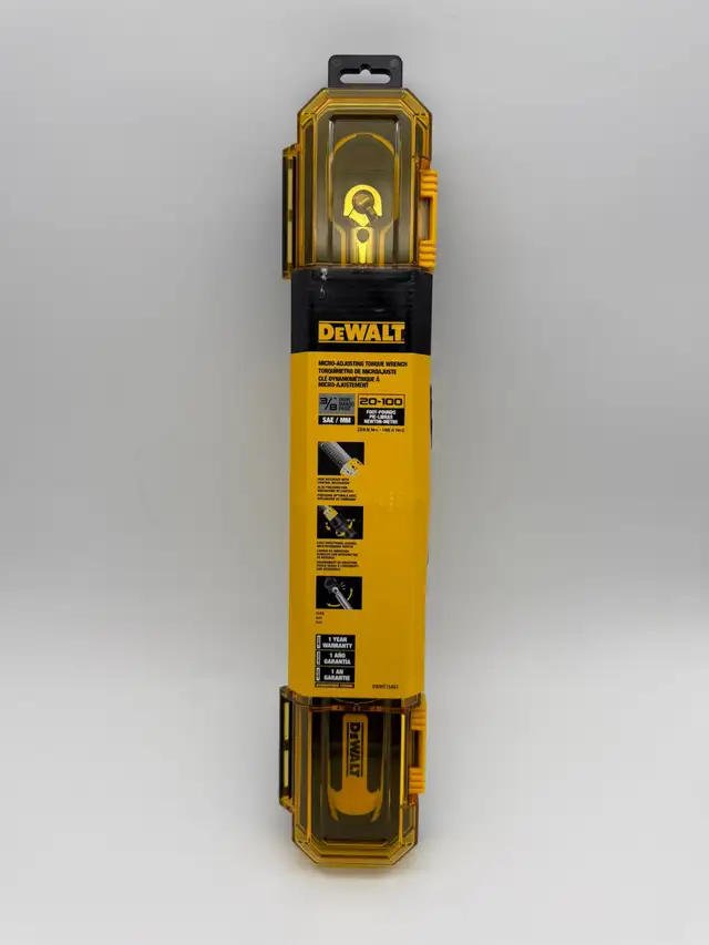 DeWalt DWMT75463 3/8' Drive Torque Wrench 20-100 ft-lb - $99 - Photo 2