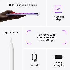 Apple iPad Mini Gen 6 8.3' with Wi-Fi - Photo 3