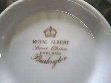 Royal Albert BURLINGTON fine bone china - Photo 3