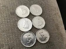 1867-1967 Rabbit Nickel Coin.