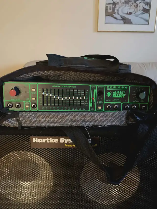 Trace Elliot Head and Hartke Systems Bass amplifier combo