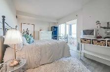 Two big bedrooms available, both include a private 4 piece bath.