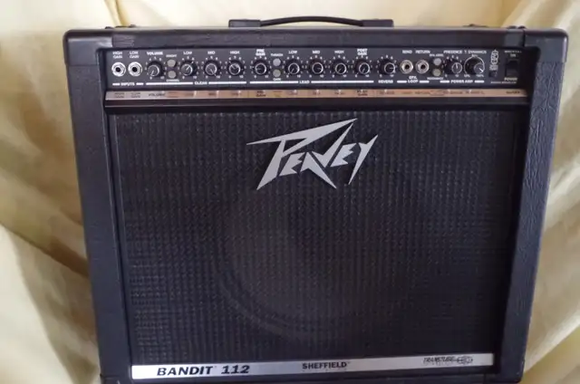 Peavey vintage 112 with 'trans-tube' tech.