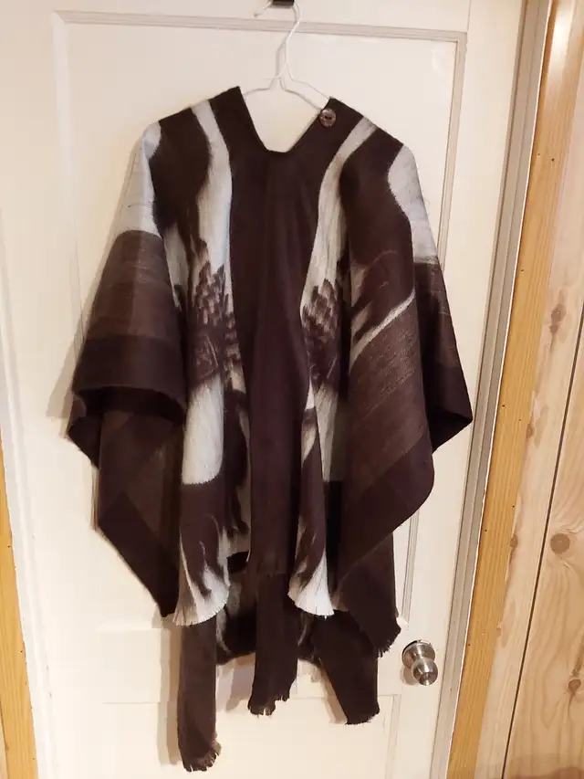 PONCHO 100% ALPAGA (CHALEUR UNIQUE)