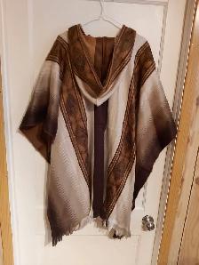 PONCHO 100% ALPAGA (CHALEUR UNIQUE) - Photo 6