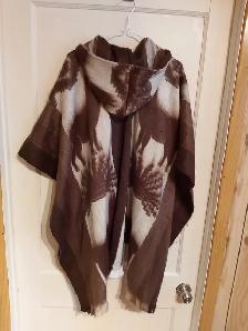 PONCHO 100% ALPAGA (CHALEUR UNIQUE) - Photo 8