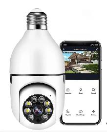 Caméra de sécurité sans fil WiFi intégrée à une ampoule
