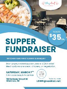 Fundraising Steak Supper for Living Sky Wildlife Rehabilitation