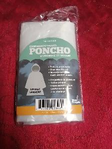 Travel ponchos clear have three