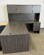 L-Shape Desk with Hutch-Used Desk-Call Us Now!