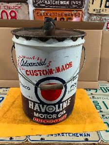 Texaco 5 gallon pails