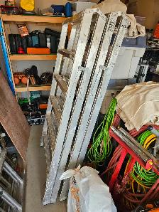 2 Aluminum 6-step folding sawhorses. $ 140 each. - Photo 2