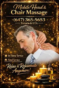 ✨ Mobile Head & Chair Massage Service – Toronto & GTA ✨