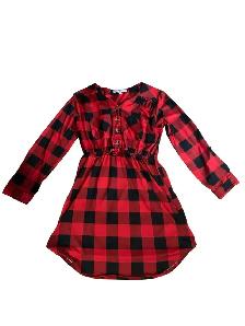 OBO Size XL (14-16) Bella & Birdie Buffalo Plaid Dress