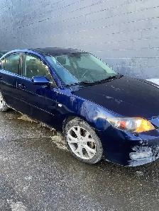 ONLY $799! BLUE 2009 MAZDA 3 AUTOMATIC SEDAN 189K KM'S