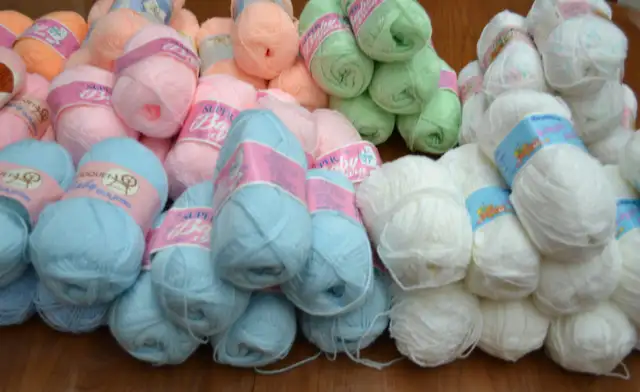 Over 60 Balls of Baby Yarn