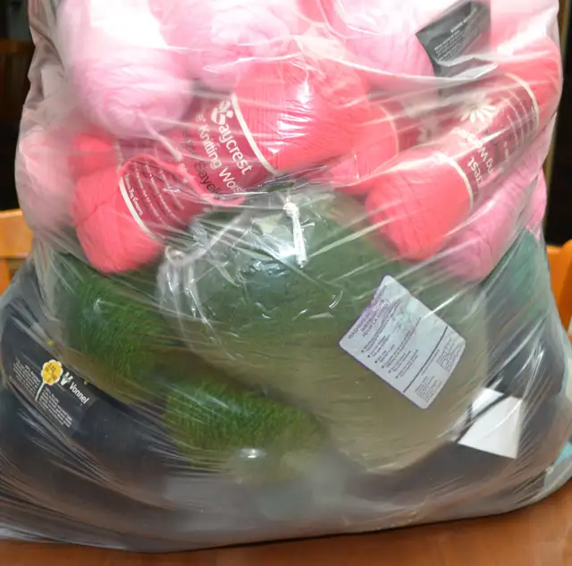 A Huge Bag of Acrylic Yarn - Photo 3
