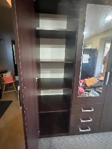 Like New! 3 Door   3 Drawer Wardrobe - Photo 2