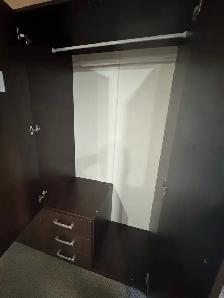 Like New! 3 Door   3 Drawer Wardrobe - Photo 3