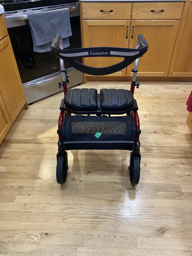 Walker, Evolution Trillium  (Rollator), Mini, Shiraz Red $150.00 - Photo 3