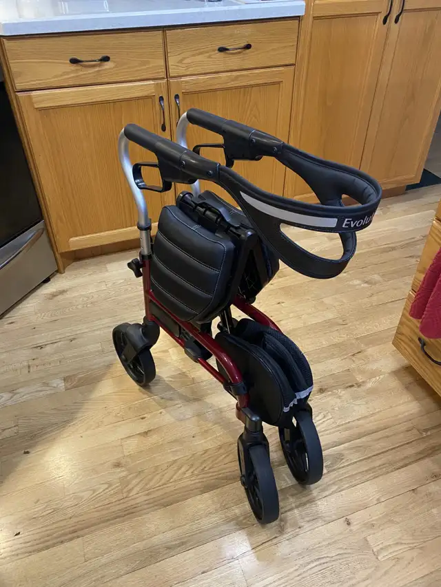 Walker, Evolution Trillium  (Rollator), Mini, Shiraz Red $150.00 - Photo 4