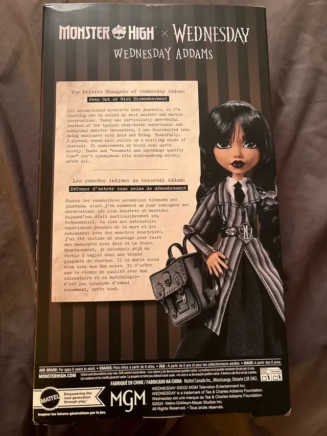Monster High Wednesday Addams - Photo 3