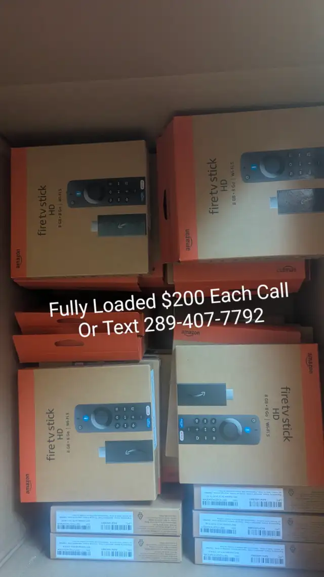 Fully Loaded Fire Sticks $200 each