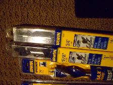 4 Brand new Irwin auger bits