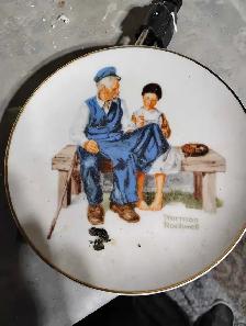 Norman Rockwell plates