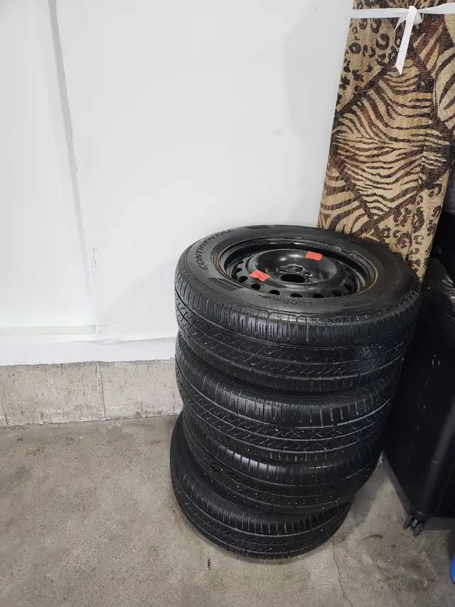 All-Season   Winter Tires w/ Steel Rims   Spare | NW Calgary - Photo 2