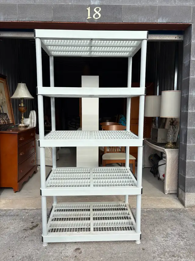 White Shelving Unit