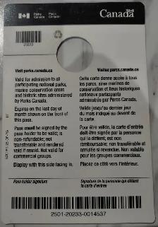 Parks Canada Discovery Pass. - Photo 2