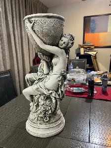 Free delivery used Vintage Figurine Planter Urn