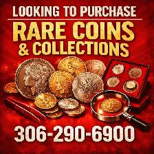 Rare coins and collections wanted