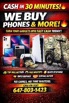 ⚡WE BUY PHONES & MORE!