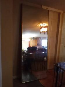 FREE MIRRORED BIPASS CLOSET DOORS FULL HEIGHT