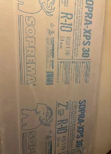 Sopra-XPS 30 extruded polystyrene foam rigid insulation. - Photo 1