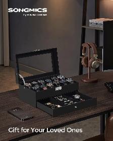 SONGMICS 2-Layer Watch Box Organizer - Photo 2
