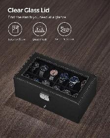 SONGMICS 2-Layer Watch Box Organizer - Photo 5