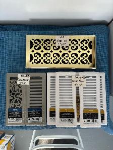 8 GRILLES DE VENTILATION DE PLANCHER