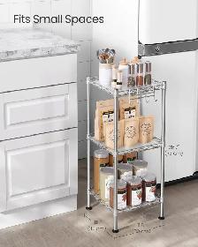 3-Tier Space-Saving Metal Storage Shelf - Photo 3