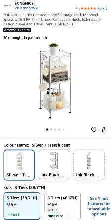 3-Tier Space-Saving Metal Storage Shelf - Photo 7