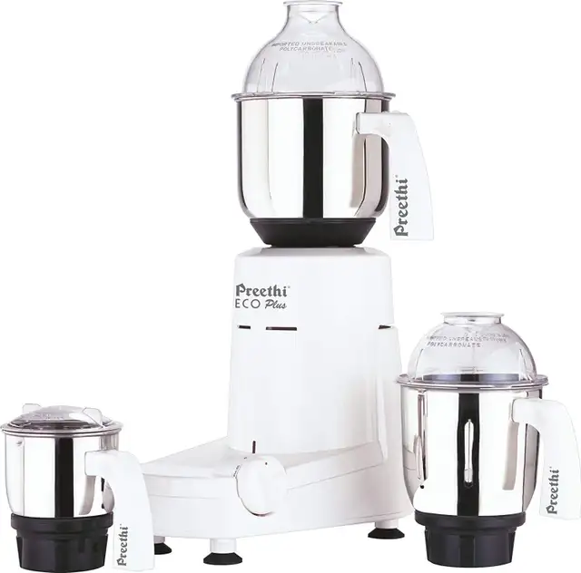 Preethi Eco Plus Mixer Grinder 110V with 3 Jars (Only for US & C