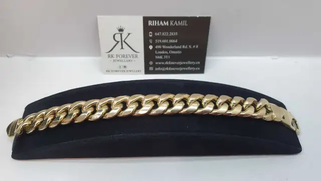 10k yellow gold bracelet # 356_5