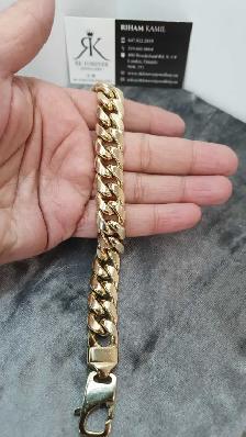 10k yellow gold bracelet # 356_5 - Photo 5